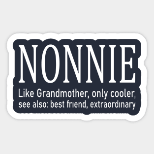 nonnie lika grandmother Sticker